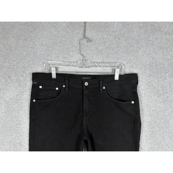 Citizens Of Humanity Jeans Mens 34x32 Black Denim Gage Classic Straight USA Made - Picture 5 of 11